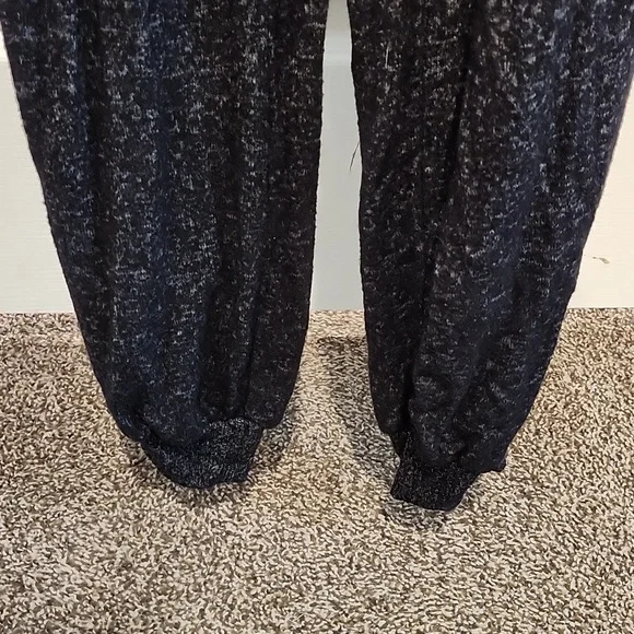 Serra Black Gray Specked Jumpsuit L Large - Picture 4 of 6